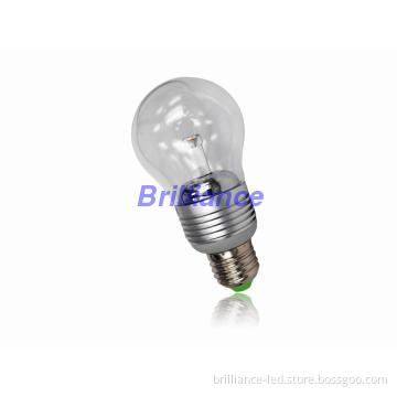 High Power LED Bulb, 4W Pear  Shape, 5000K,  E26, EMC Certified.